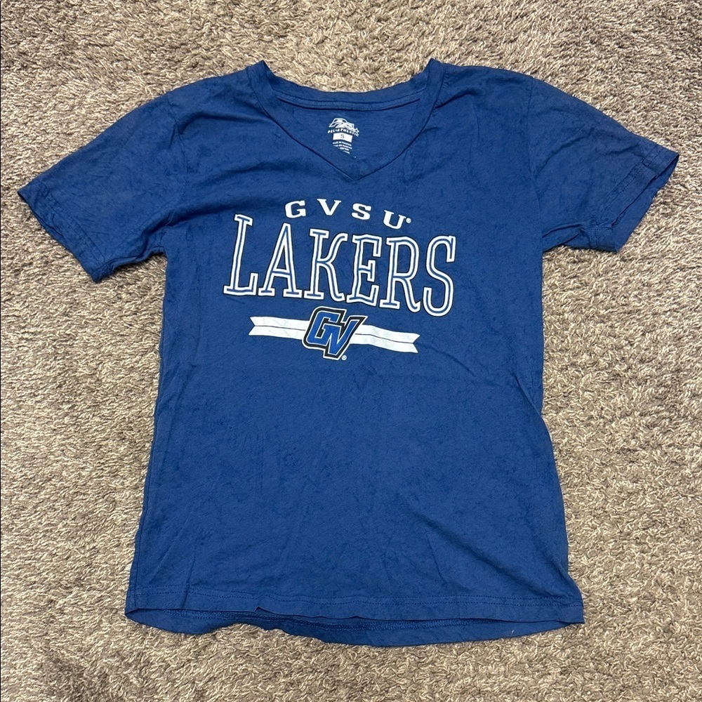 EUC Women’s V-Neck GVSU T-shirt, Size Small